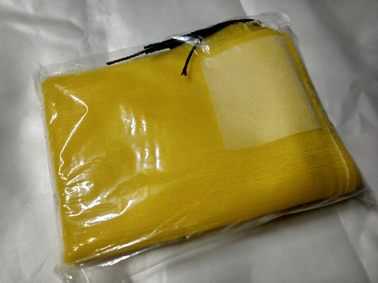 種もみ袋　小 4.5L　35cm×45cm　5枚　黄色