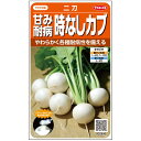 【4/24マラソン エントリーP10倍】サカタのタネ 甘み耐病時なしカブ二刀 約800粒 実咲野菜タネ 根菜 種子 カブ やわらか食感