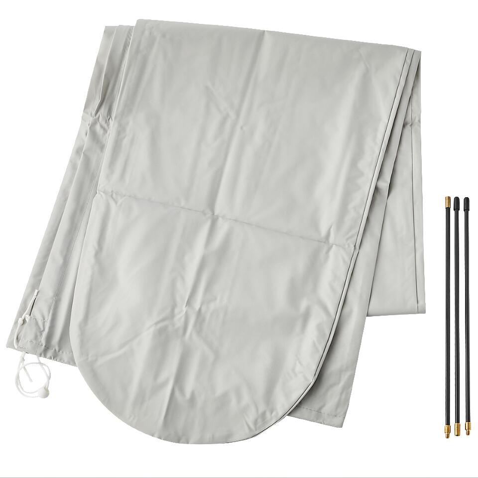ガーデンパラソルカバー ファスナー付き 保護 収納 大型 パラソル カバー (雨や汚れから守る) 被せるだけ 簡単 送料無料