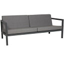 SUNDAYS フレーム ソファ グレー FRAME SOFA クッションは3色から選択 出しっぱなし 雨ざらし