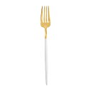 Cutipol GOA WHITE Dinner Fork Matte GoldCutipol ゴア ホワイト ディナーフォーク マットゴールド [Dinner]