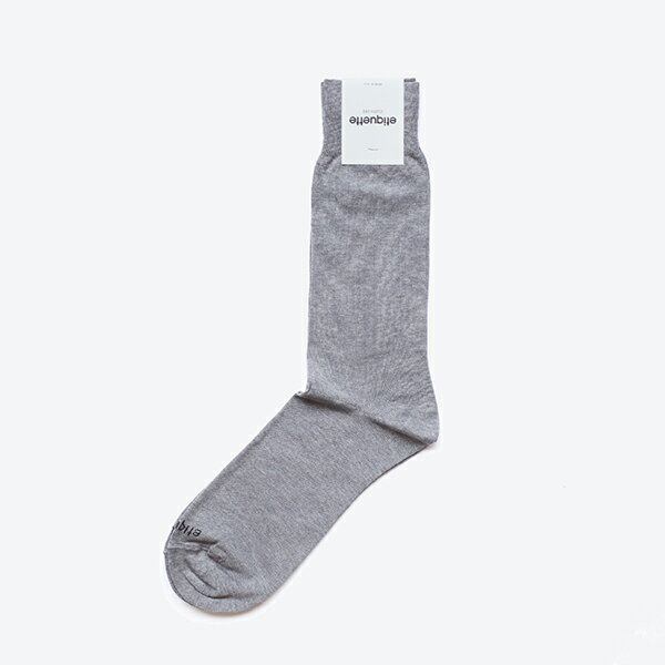 Etiquette Clothiers エチケットクロージャーズBASIC LUXURIES FLAT SOCKSベーシックラグラグジュアリー　フラットソックスMENS メンズ 