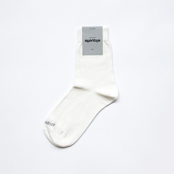 Etiquette Clothiers エチケットクロージャーズBASIC LUXURIES FLAT SOCKSベーシックラグラグジュアリー　フラットソックスWOMENS ウィメンズ 3