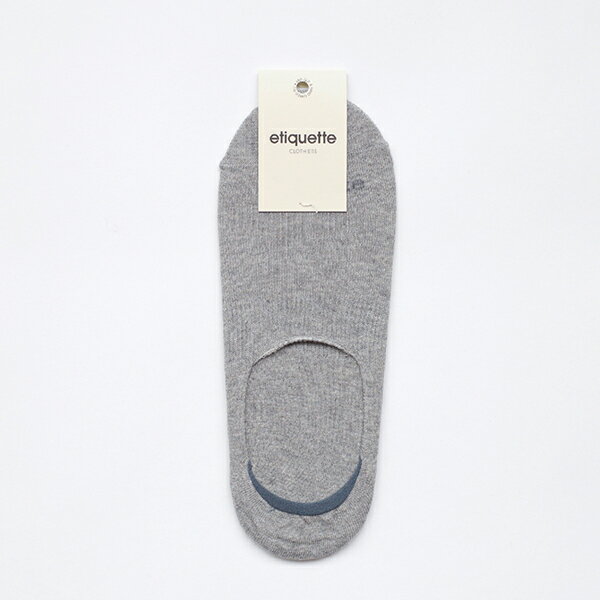 Etiquette Clothiers エチケットクロージャーズBASIC LUXURIES NO-SHOW SOCKSベーシックラグラグジュアリー　フットカバーMENS メンズ 