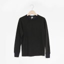 FilMelange フィルメランジェDREW2 long sleeve shirt Charcoal blackドリュー2 ロンT チャコールブラック 