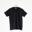 FilMelange フィルメランジェVICTOR T-shirt BlackビクターTシャツ ブラック 1003002 Casual