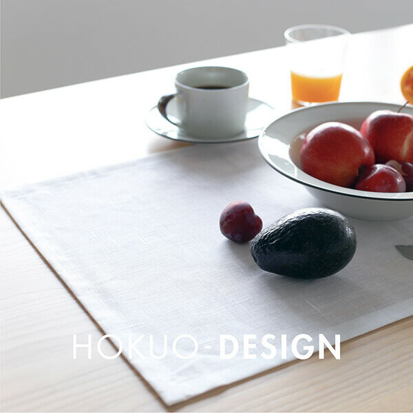 HOKUO DESIGN ORIGINALCoated Runner 40x140cm撥水コートリネン ランナー