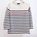 Le Minor ルミノアMariniere Tricolor 3/4 Sleeve Ecru/Marine LEF211001 ボーダーカットソー七分袖 トリコロール エクリュ