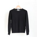 Michel Beaudouin ミッシェルボードワン100% Cashmere crewneck sweater Noirカシミア クルーネックセーター ブラック