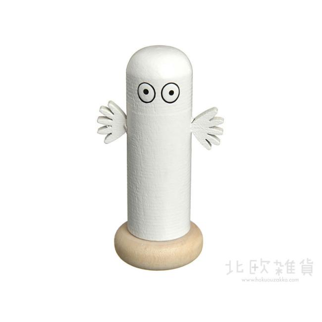 Moomin ムーミン Puulelut プーレルット 木製手描き人形 ( ニョロニョロ )【北欧雑貨】のサムネイル