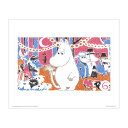 Moomin ムーミン Putinki プティンキ ミニポスター カラー ( コミック表紙絵6巻 / 24×30cm )【北欧雑貨】