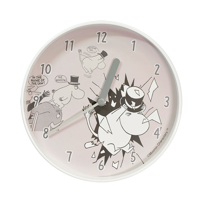 MOOMIN TIMEPIECES ムーミン タイムピーシーズ 壁掛けクロック (ムーミンパパの大脱出)【北欧雑貨】