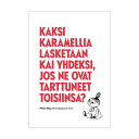 Moomin ムーミン Putinki プティンキ レタープレスポストカード ( リトルミイ )【北欧雑貨】