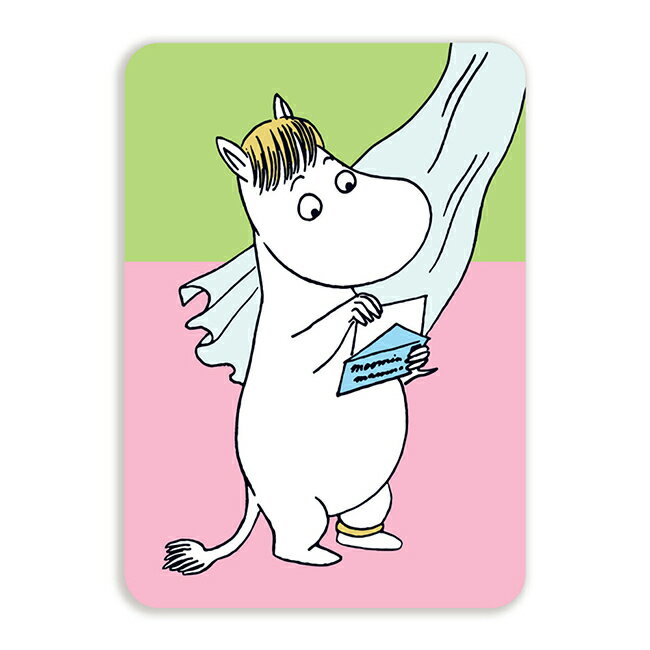 Moomin ムーミン Putinki プティンキ ポストカードパステル ( スノークのおじょうさん )【北欧雑貨】