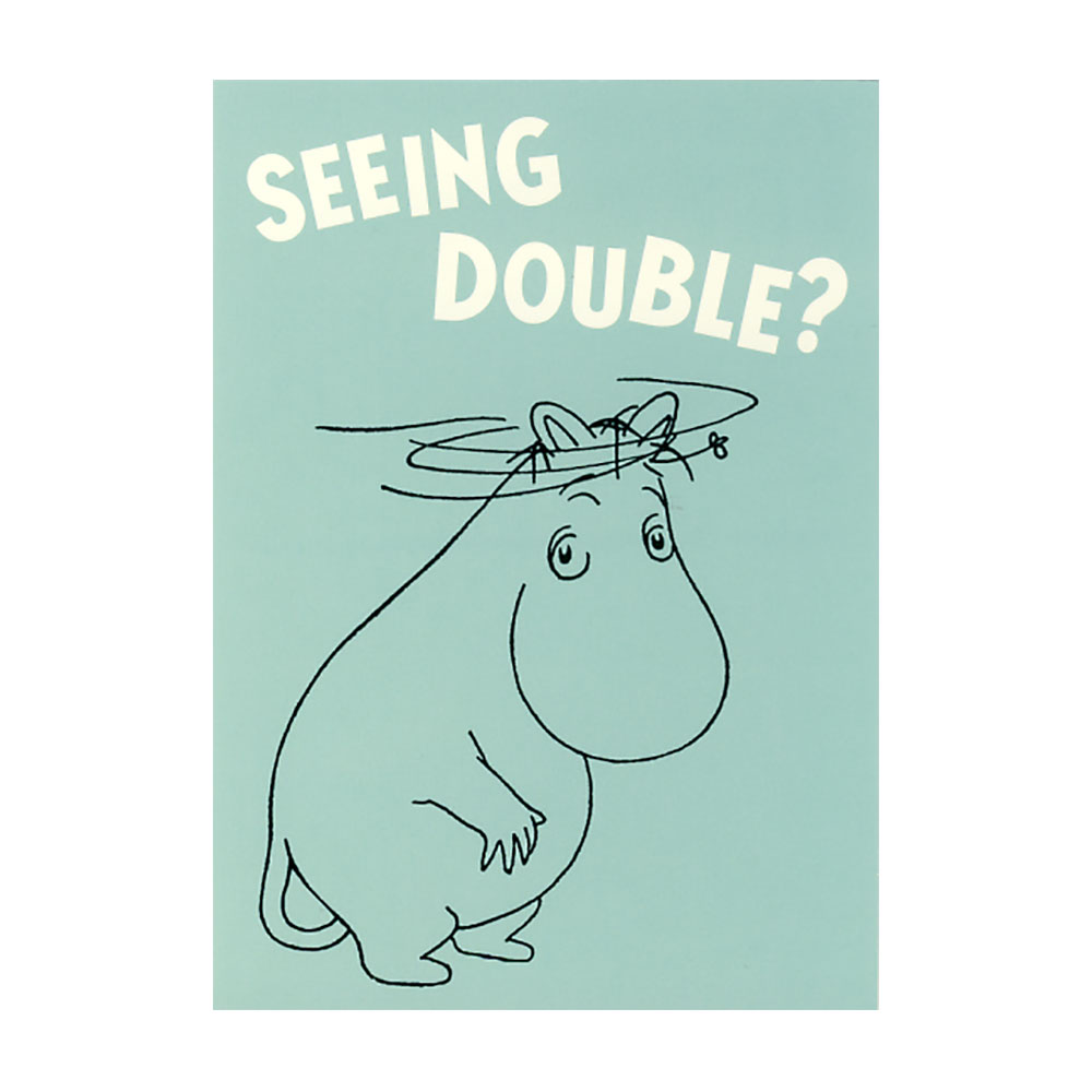 Moomin ムーミン Karto カルト ポストカード ( SEEING DOUBLE? )【北欧雑貨】