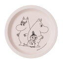 Moomin ムーミン petit jour paris プティジュールパリ メラミンプレート ピンク【北欧雑貨】