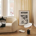 Moomin ムーミン Postery ポストリー モノクロミニポスター ( Moomin A Shot Out At Sea / 30 × 21 cm )【北...