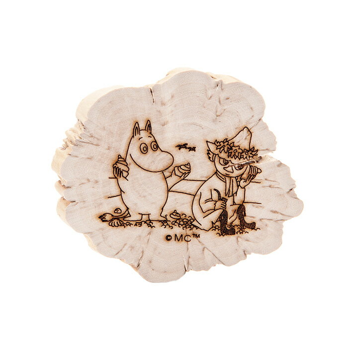Moomin ムーミン Puulelut プーレルット 切り株マグネット ( ムーミン＆スナフキン )【北欧雑貨】