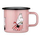Moomin ムーミン Muurla ムールラ ホーローマグ ( ムーミンママ / ピンク / 370ml )【北欧雑貨】
