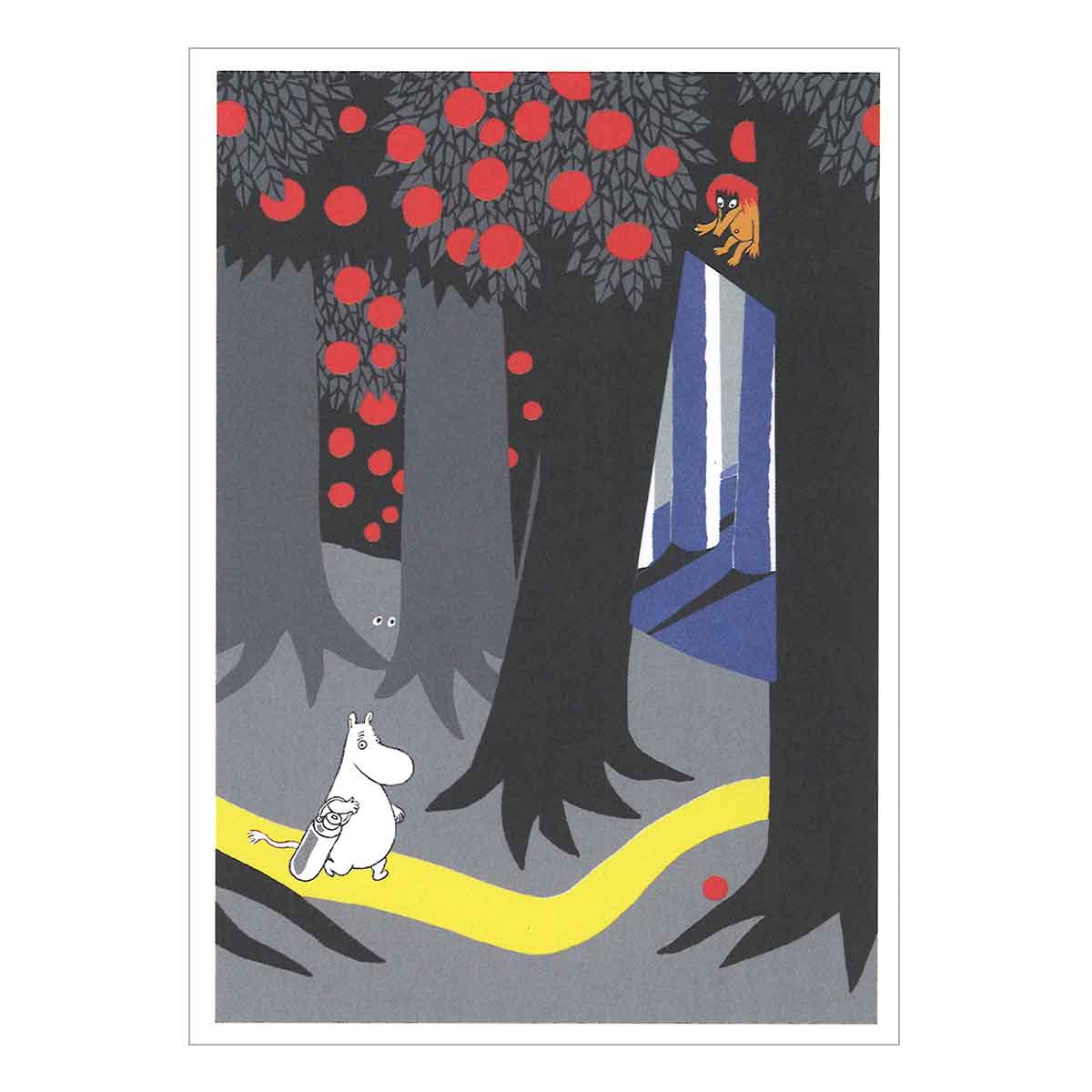 Moomin ムーミン Karto カルト ポストカード ( 森の中のムーミン )【北欧雑貨】