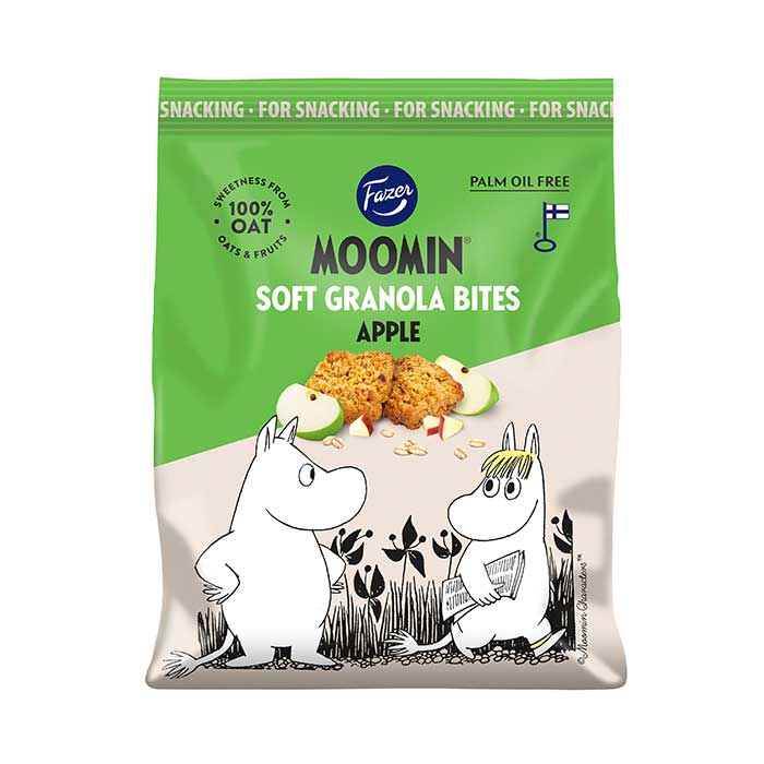 Moomin ムーミン FAZER ファッツェル ムーミン ソフトグラノーラバイツ ( アップル / 120g )【北欧雑貨】
