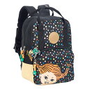 PIPPI ピッピ Librofashionworks リブロファッションワークス レトロバックパックS ブラックドット【北欧雑貨】