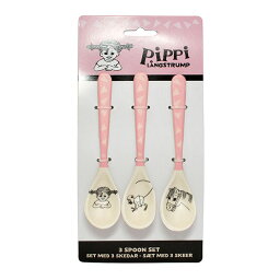 Pippi ピッピ Barbo Toys バルボトイ バンブーメラミン スプーン3本セット ( ピンク )【北欧雑貨】