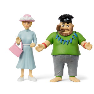 Pippi ピッピ MICKI ミッキ フィギュアセット ( エフライムとミス・プリセリウス )【北欧雑貨】