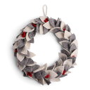 【送料無料】En Gry & Sif エングライアンドシフ リース ( Wreath / グレー&ホワイト )【北欧雑貨】