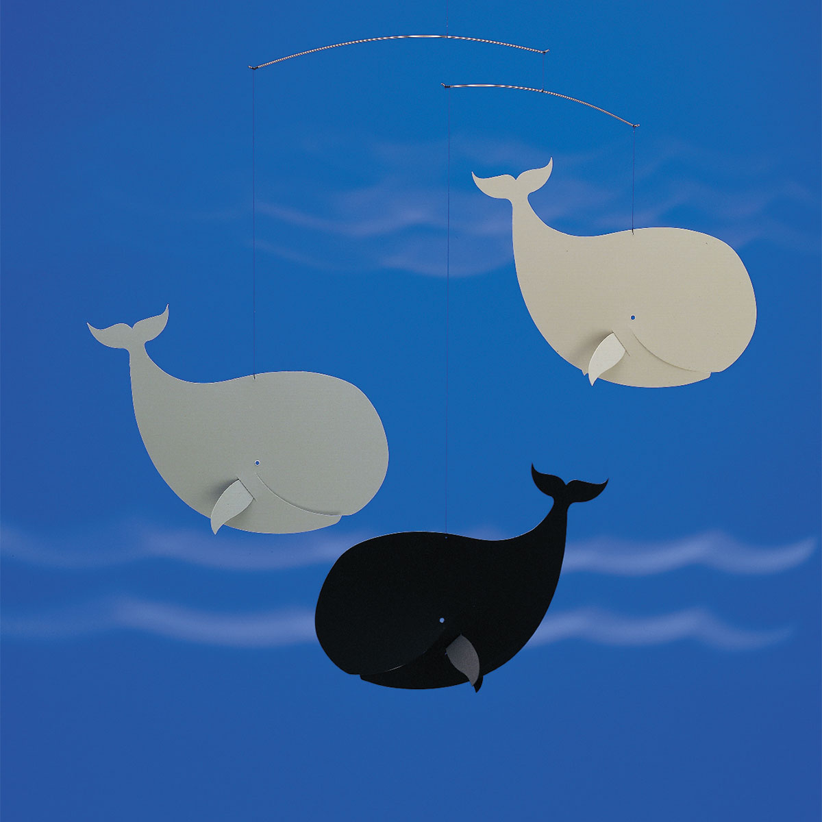 Flensted Mobiles フレンステッド・モビール ( Happy Whales ハッピーホエールズ / ブラック グレイ / 81S )