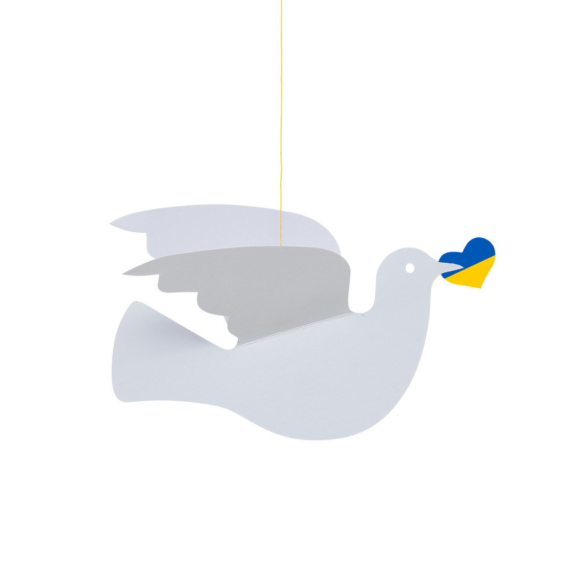 【ウクライナ支援・売上寄付】Flensted Mobiles フレンステッド・モビール ( peace dove for Ukraine ウクライナへ平和の鳩を)【北欧雑貨】