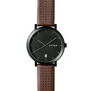 【送料無料】HYGGE Watches ヒュッゲウォッチズ 2203 SERIES WATCH Brown LEATHER (Black dial Black case / MSL2203BC(BO))【北欧雑貨】