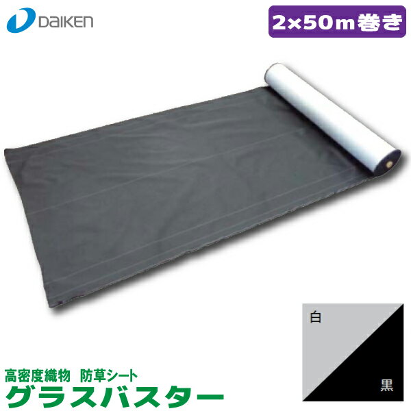 楽天住材マーケットグラスバスター　幅2mx50m巻き　白/黒【QM0401-221】☆送料無料☆【大建工業】 【住材マーケット 住設・建材の問屋さん】