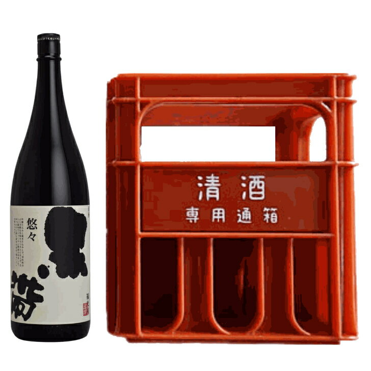 黒帯 悠々 特別純米 1.8L 6本（1ケース） 宅配140サイズ