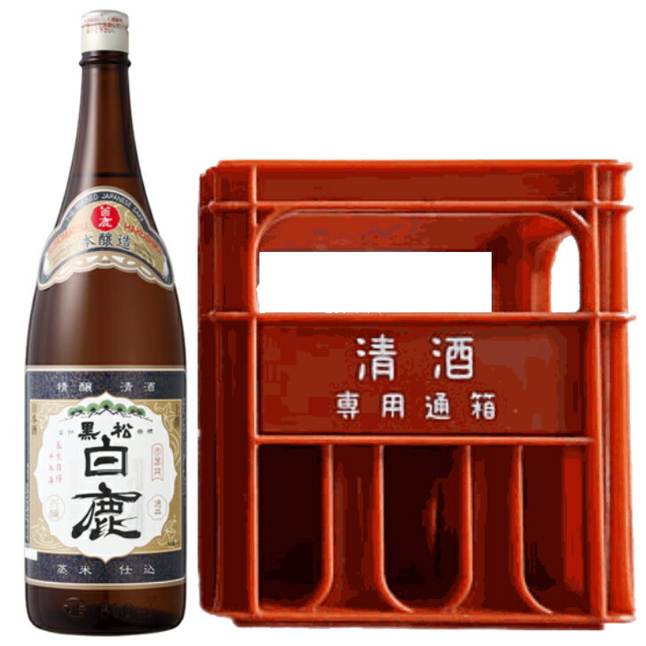 辰馬本家酒造 黒松白鹿 上撰 本醸造 1.8L 6本（1ケース） 宅配140サイズ