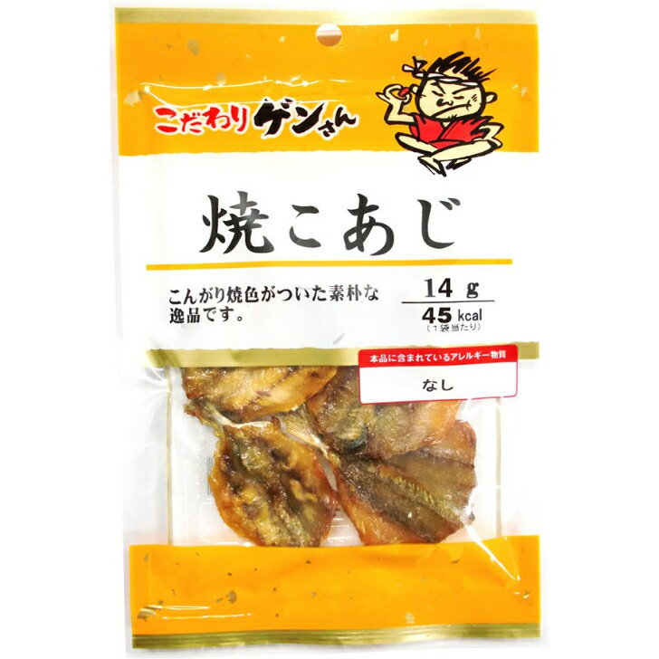 こだわりゲンさん 焼こあじ 14g 12袋（1ケース） 【カネタ・ツーワン】 宅配60サイズのサムネイル