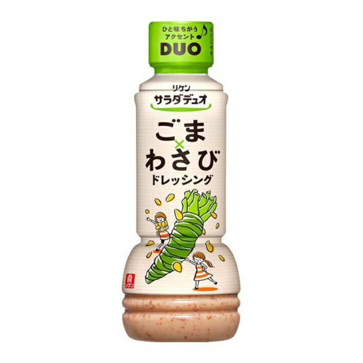 サラダデュオ ごまわさびドレッシング 300ml 12個（1ケース） 【理研ビタミン】 宅配80サイズ