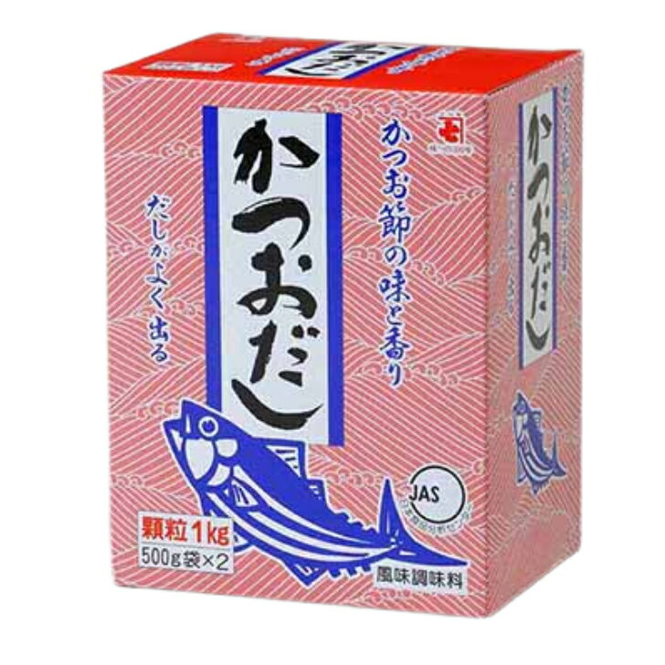 かね七 かつおだし 1kg 10個（1ケース） 宅配120サイズ