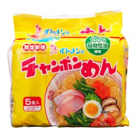 昭和38年発売　超ロングセラーの即席めんイトメン　チャンポンめん　　袋91gx5食Px6（1ケース） 【05P06May14】 【tokai_1405】