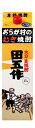 老松 田五作 25度 1.8L 6本(1ケース) 【パック】 宅配140サイズ