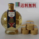 配送地域限定送料無料 サッカーボールのボトルと入浴両 長期貯蔵 麦焼酎 北の大将 SOCCER BALL GOLD(金箔入り) ギフト 贈答品 記念品 入浴用化粧品 バスフィズ バスボム 焼酎甲類乙類混和 麦焼酎