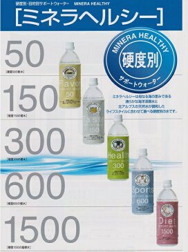 配送地域限定送料無料　硬度別・目的別　サポートウォーター　Diet1500ミネラヘルシー 　500mL 1ケース（24本）　　硬度1500の超硬水　ミネラルウォーター　海洋深層水【同梱不可】