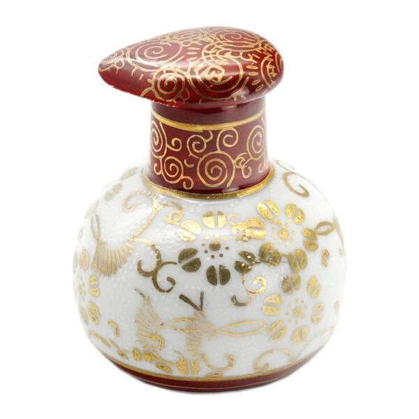 九谷焼 仙守ミニ醤油差し 白粒 [調味料入れ 汁次]