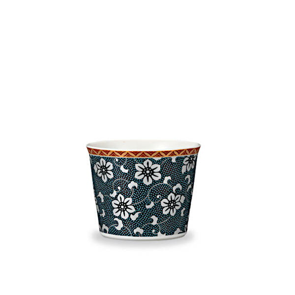 九谷焼 そば猪口 鉄仙紋 AP8-0427 [フリーカップ]