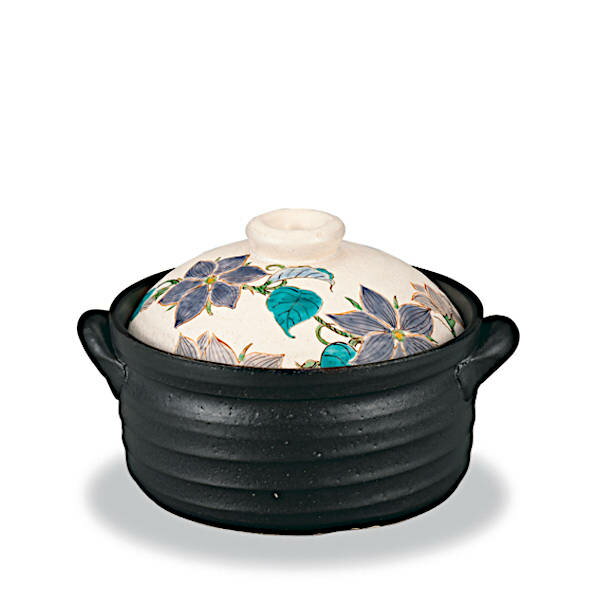 佐藤剛志 九谷焼2号炊きご飯釜 鉄仙 AP8-5113