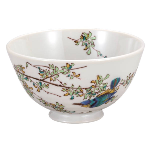 九谷焼 軽量飯碗（ご飯茶碗）かわせみK8-425のサムネイル