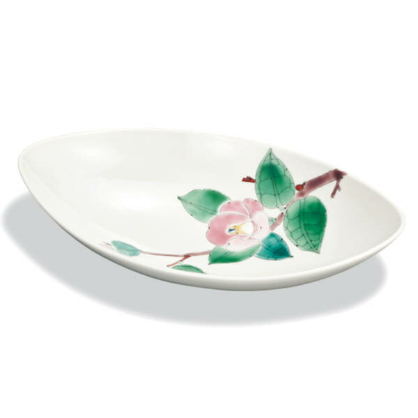 九谷焼 8号鉢（大鉢）椿 AP8-0324