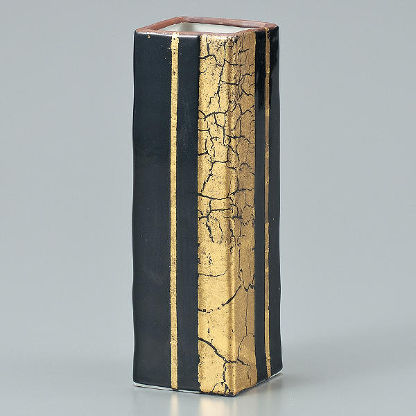 九谷焼 6号一輪生 金箔彩 AP8-1029 [花瓶 一輪挿し]