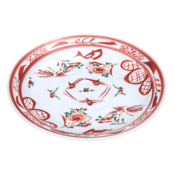 九谷焼 9号盛皿（大皿）赤絵 K9-350