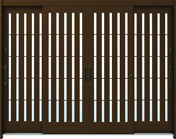 ◎オプション商品◎中桟付スライド網戸　4枚建　アルミ色格子付スライド網戸　4枚建　アルミ色中桟無スライド網戸　4枚建　アルミ色壁付防風ポスト室内額縁用アングル　4枚建半外付型用　コンクリート納まり用アンカー　上枠（ランマ付）用半外付型用　コンクリート納まり用アンカー　上枠（ランマ無）用・たて枠用グレーチング排水溝モール(真壁納まり用)24mm見付　室内額縁用アングル 4枚建 関東間9尺24mm見付　室内額縁用アングル 4枚建 関東間12尺 主材料 アルミ形材 商品内容 ガラス入り完成品引戸本体×4枚 未組立枠×1セット 錠セット×1セット ガラス厚（透明3mm＋透明3mmガラス、不透明4mm＋透明3mmガラス） ジャンル：YKK ap・住宅・建材・DIY・日曜大工・取り替え・リフォーム商品画像種類：商品単体外観ご注文前にページ下部のご注文時の注意をお読み下さい